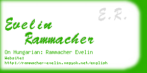 evelin rammacher business card